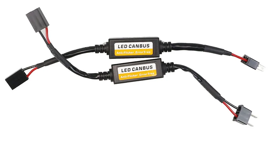 CANBUS H1 HB3 H4 H7 H11 H8 9004 H15 9012 Светодиодная лампа без EMC резистор Canbus отключение шлейки