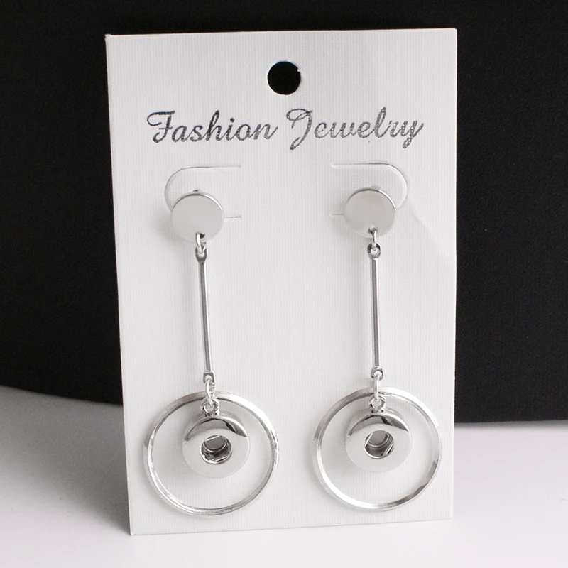 

XH622 NEW fashion 12mm Snap button Earring