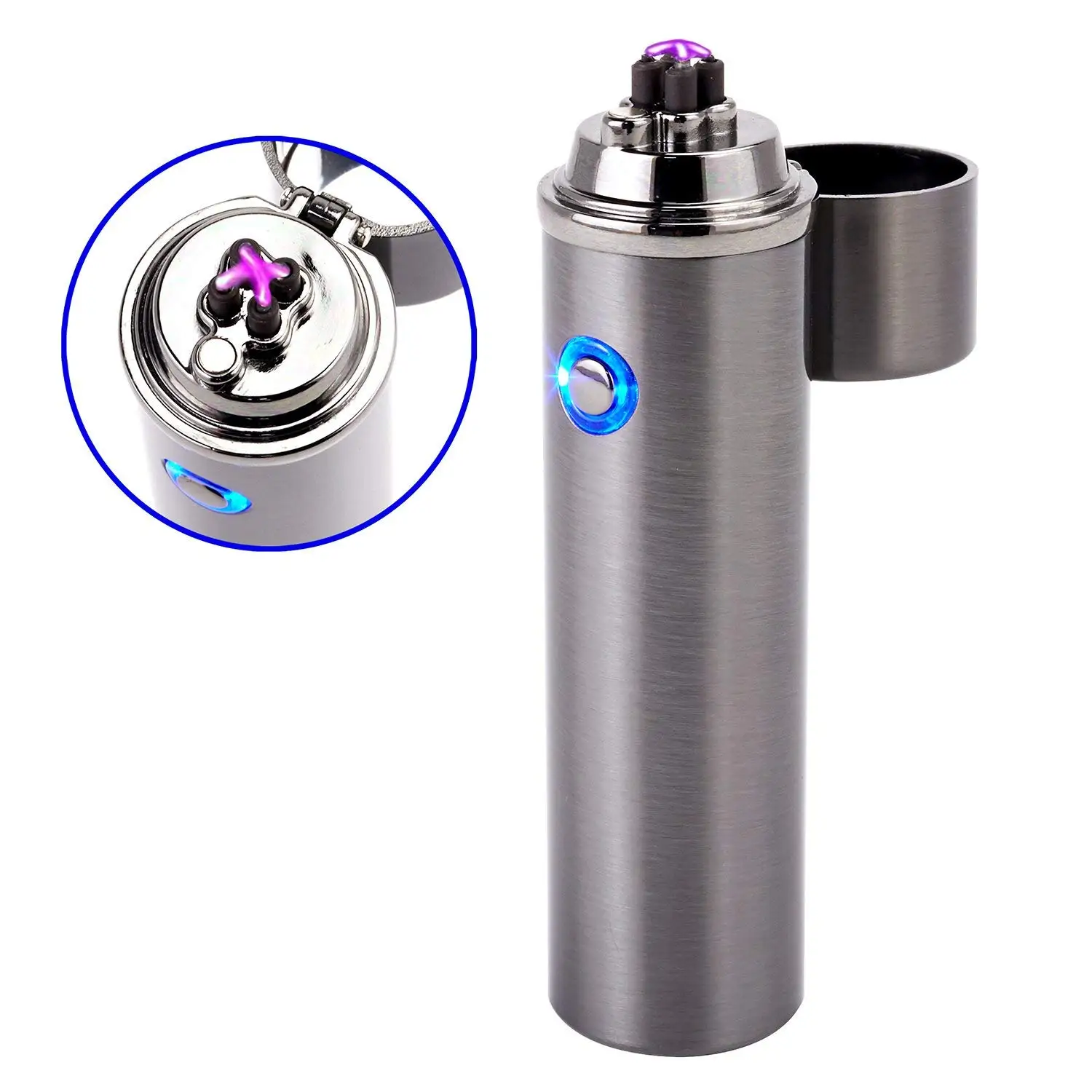 

Sparq Rechargeable Splash Wind Proof Lighter Metal Flameless Butane Free Revolutionary Plasma Beam Lighter Accessories