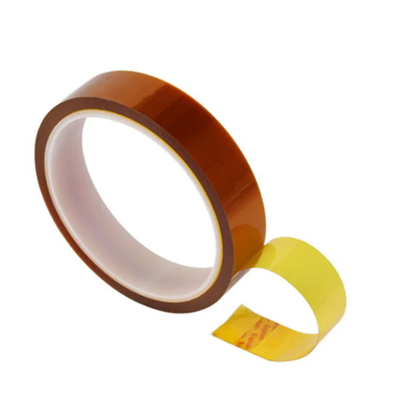

10/12/15/18/20/25/30mm Width 30M High Temperature Heat Resistant Polyimide Tapes Anti-static Adhesive Insulation Kapton Tape P10