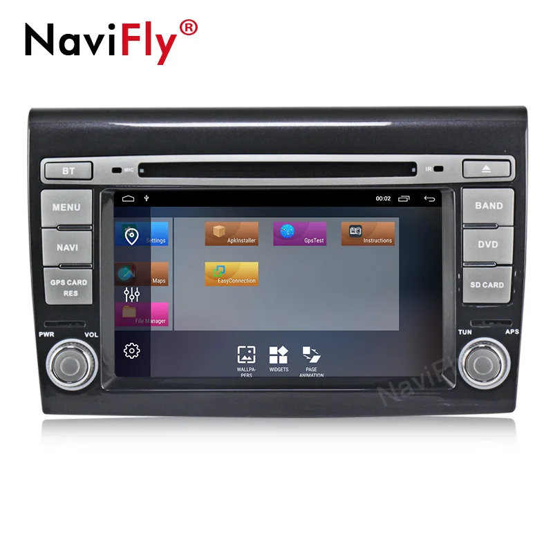 Flash Deal Android 9.1 2+32G Car dvd multimedia player For Fiat Bravo 2007 2008 2009 2010 2011 2012 Car radio FM WIFI RDS BT GPS Navigation 2