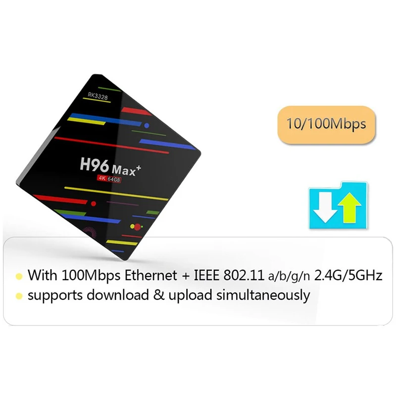 XGODY H96 Max + мини Android ТВ Медиаплеер коробка 4 Гб 64 RK3328 четырехъядерный WiFi приемник