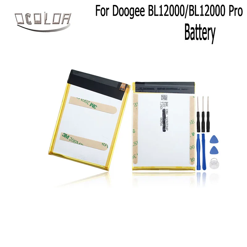 ocolor For Doogee BL12000 Pro Battery 12000mAh Long Standby Time 6.0 inch MTK6750T DOOGEE Mobile Accessories +Tools | Мобильные