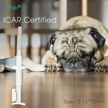 Одноразовые пэт шприц 2,12*12 мм животного Для микрочипов блок x10 для свиньи змеиная кожа козы отслеживания