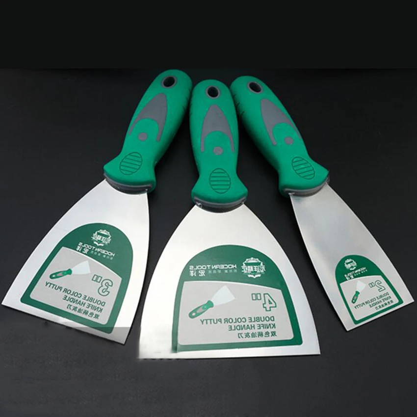 

Putty Knife Scraper Blade 2" 3" 4" 5" Scraper Shovel Carbon Steel Plastic Handle Wall Plastering Knife Hand Tool