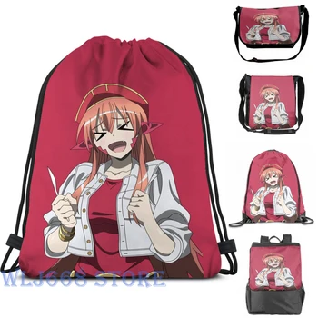 

Funny graphic print shoulder Bags women Monster Musume Single shoulder backpack travel for men Gym Bag