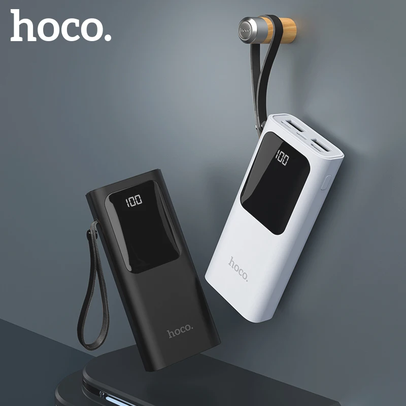 Внешний аккумулятор HOCO на 10000 мА · ч с мини USB и светодиодным дисплеем|Внешние