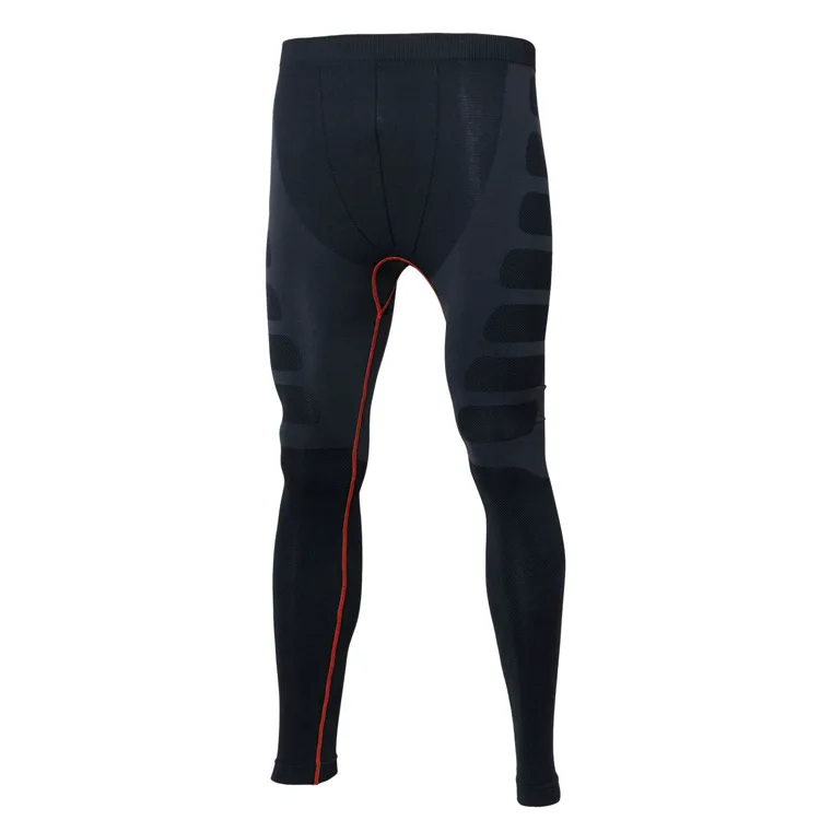 Fanceey высокие эластичные мужские Леггинсы компрессионные брюки для фитнеса спортзал быстросохнущее Спортивное трико для бега мужские зимние штаны для велоспорта Joggings мужские - Цвет: Красный