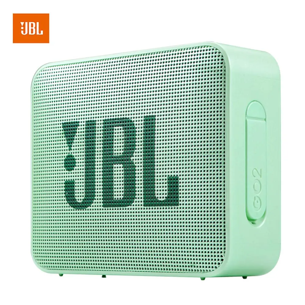 JBL GO 2 Музыкальный беспроводной Bluetooth мини-динамик IPX7 водонепроницаемый открытый питьевой динамик s перезаряжаемая батарея с микрофоном - Цвет: Mint Green