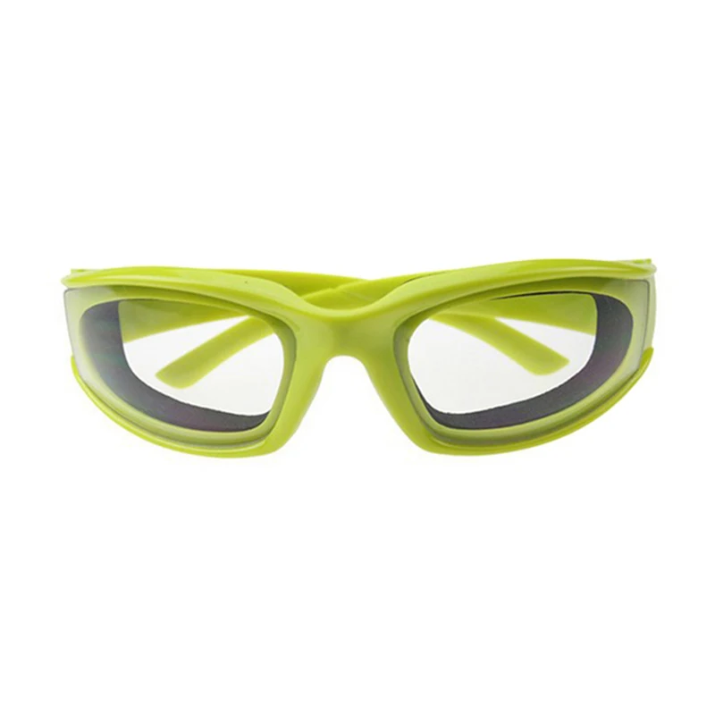 Режущие очки для лука, защита для глаз, избегайте слез, нарезки, антиострые очки, кухонный гаджет, горячая распродажа - Цвет: Green