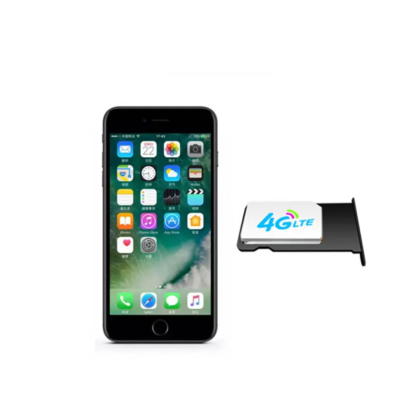 UVR для iPhone 7 Plus металлический лоток Micro SIM карты открытый выдвижной ключ Сменный
