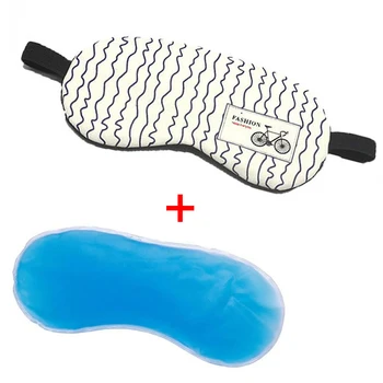 

Home Ice Gel Face Eyepatch Cold Relaxing Afternoon Nap Cover Sleeping Travel Eye Mask Shade Care Blindfold Comfortable