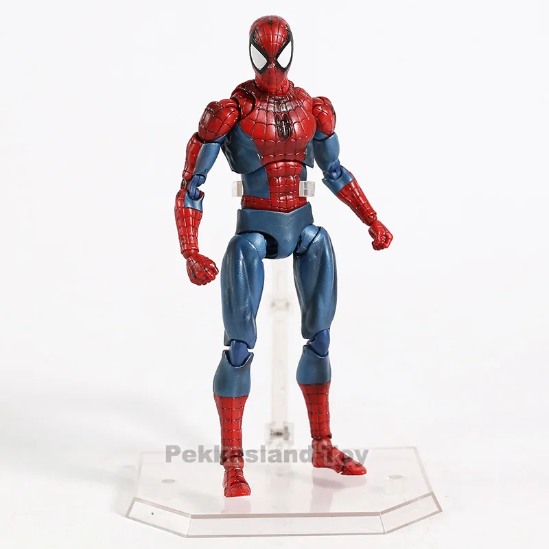 Marvel Mafex 075 Мстители Человек-паук MAF075 Удивительный Человек-паук ПВХ фигурка Коллекционная модель детские игрушки подарок