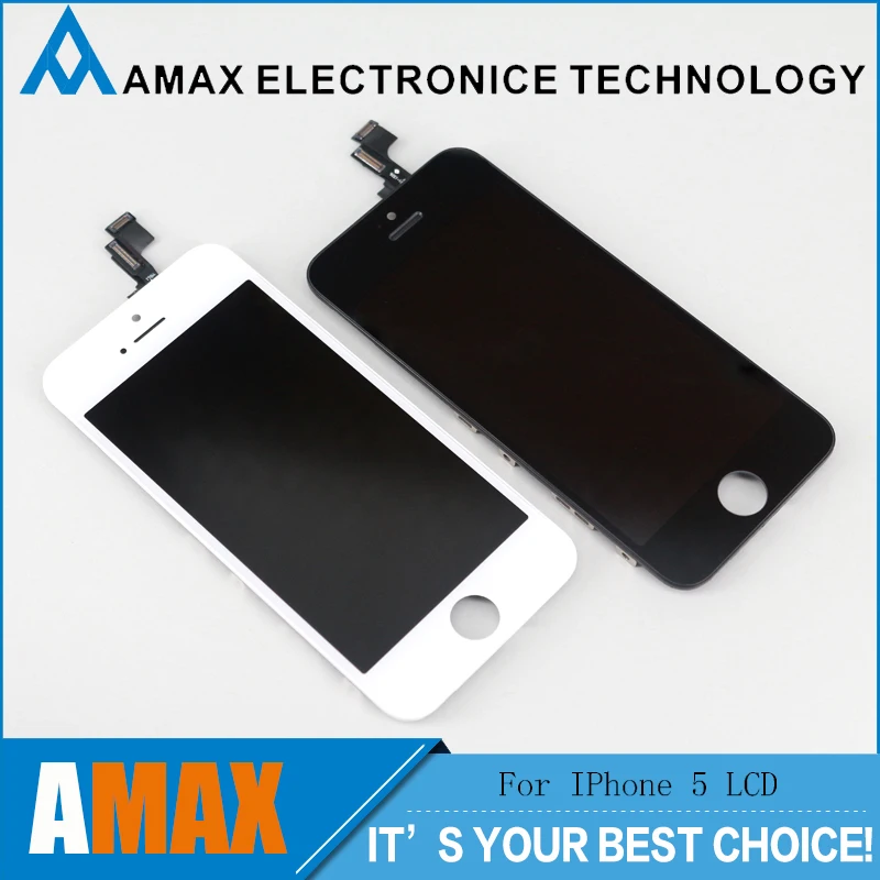 50PCS LOT LCD For iPhone 5S Screen Display Replacement 100 Brand New Test 1 By 1