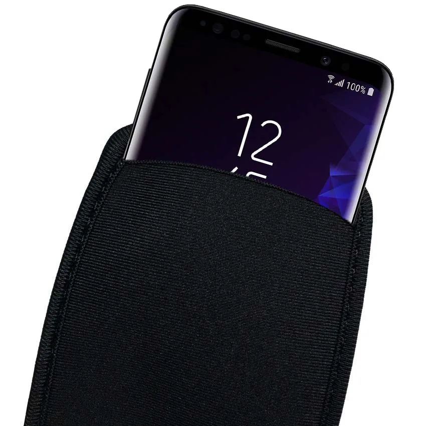 

Black Elastic Soft Flexible Neoprene Protective Pouch Bag for Samsung Galaxy S10 S9 Note 10 Protect Sleeves Pouch Case for S10+