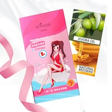 Удаление волос Восковая бумага быстро безболезненно удаляет волосы депиляции двухсторонняя Нетканая Восковая бумага восковая лента