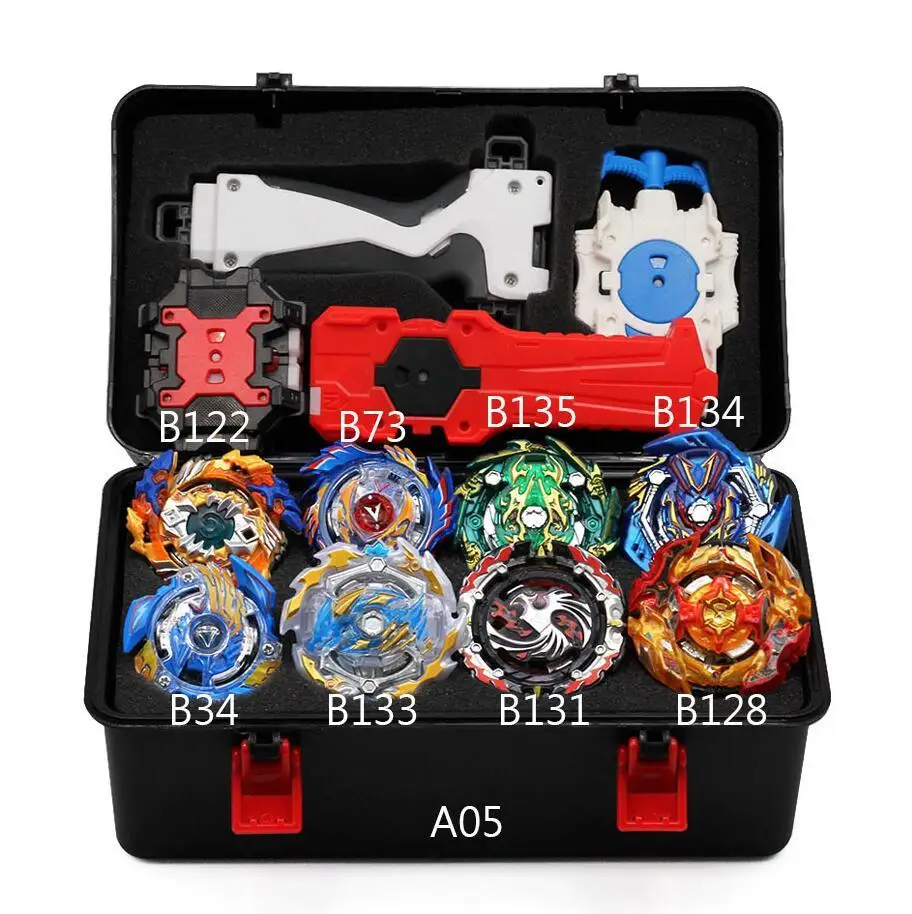 Beyblade Burst B139 B134 B131 Metal Fusion 4d With 4 Launcher Bayblade Burst Spinning Top Christmas Gift For Kids Toys - Цвет: a05