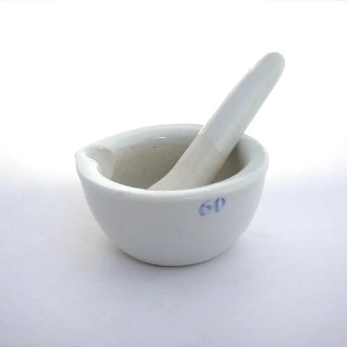 6 cm diameter mortar and pestle laboratory equipment Muller on