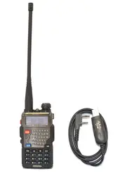 Baofeng рация UV-5RE + plus VHF/UHF Dual Band Радио + Кабель Программа + CD/удобный Охота радиоприемник с headfone