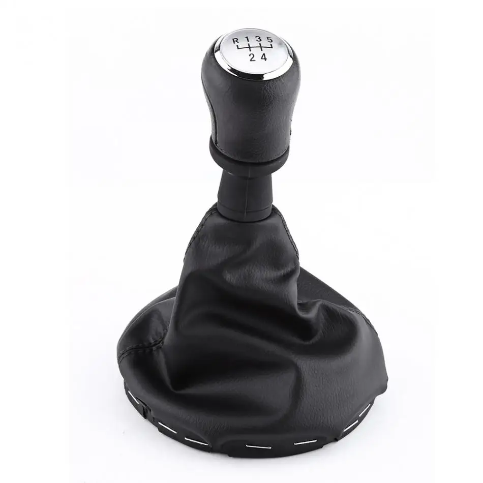 5 Speed Car Gear Shift Knob Gear stick Gaiter Boot Kit For VW