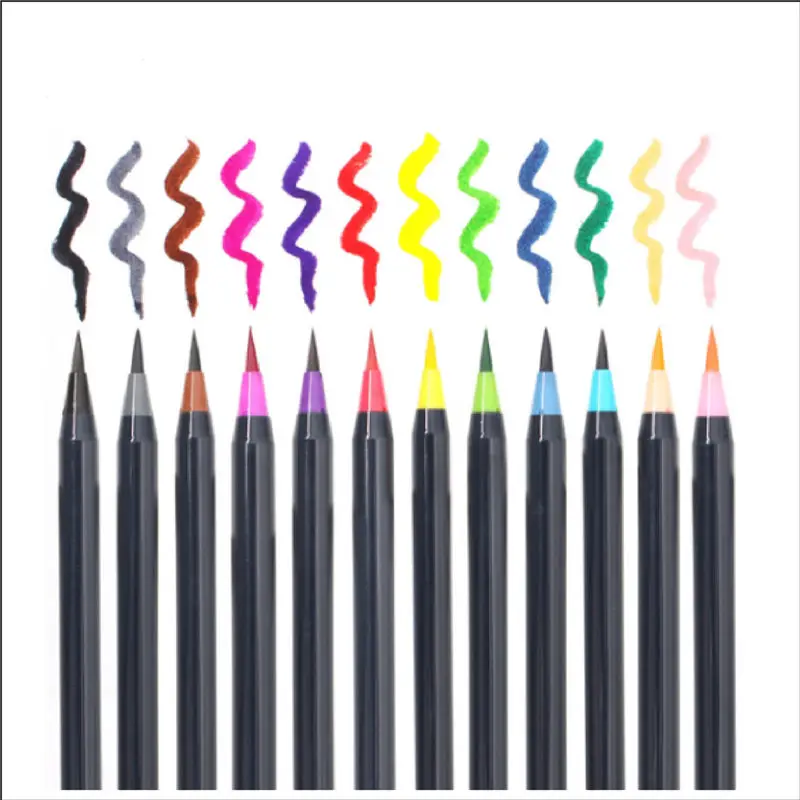 

Coloffice 20PCS/Set New Creative Drawing Stationery Student Adult Brush Painting Color Brush Head Watercolor Pen School Supplies