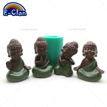 

3D Buddha statu silicone mold handmade Buddha statue soap mould baking decorative cake tools candle S0485HS-S0488HS25