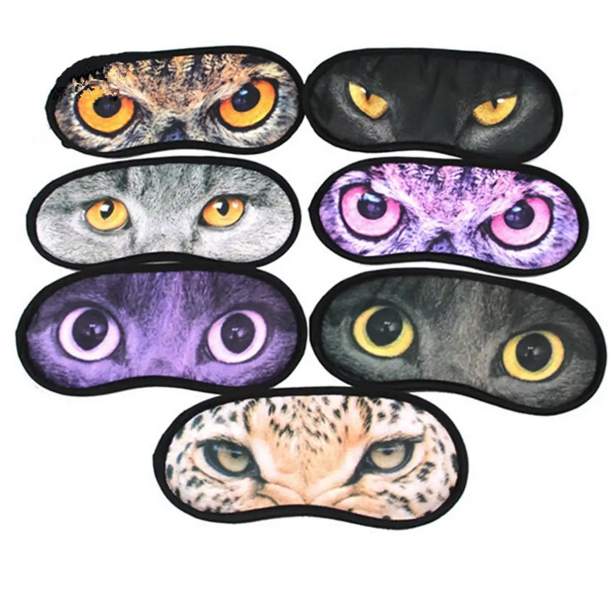 Cute Animal Sleeping Eye Mask Blindfold Test Relax Sleep Travel Cover