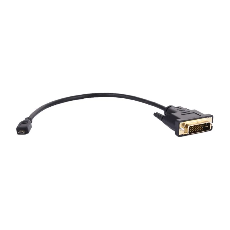 Aux кабель Micro HDMI Male to DVI 24+ 1 Micro HDMI to DVI высокоскоростная линия преобразования скорости передачи высокая гибкость