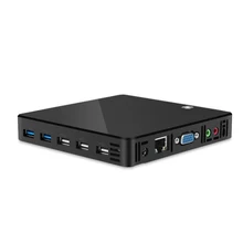 Mini PC Intel Celeron 1007U Processoor 4GB DDR3L 60GB SSD Windows 10 300Mbps WiFi Gigabit Ethernet HDMI VGA 2*USB3.0 3*USB2.0