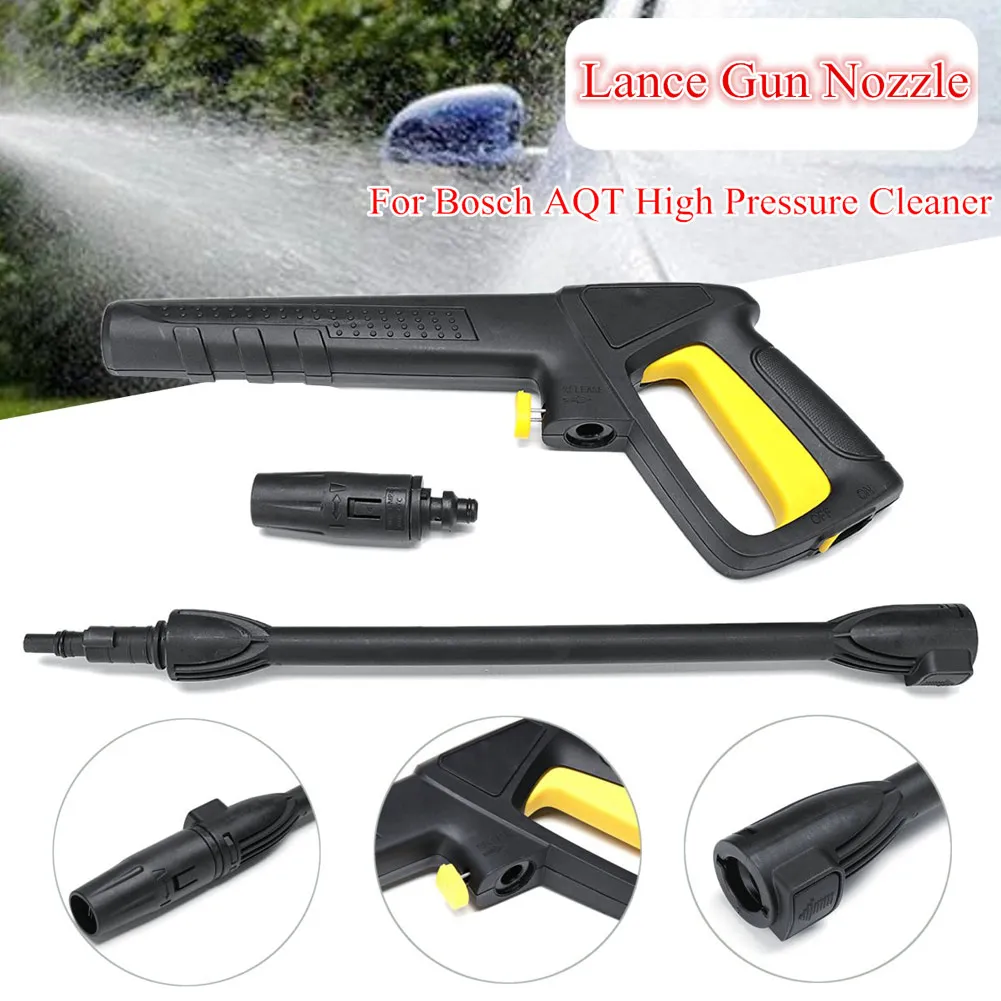 

High Pressure Washer Spray Device Nozzle Accessories with Safety Control Buttons NJ88