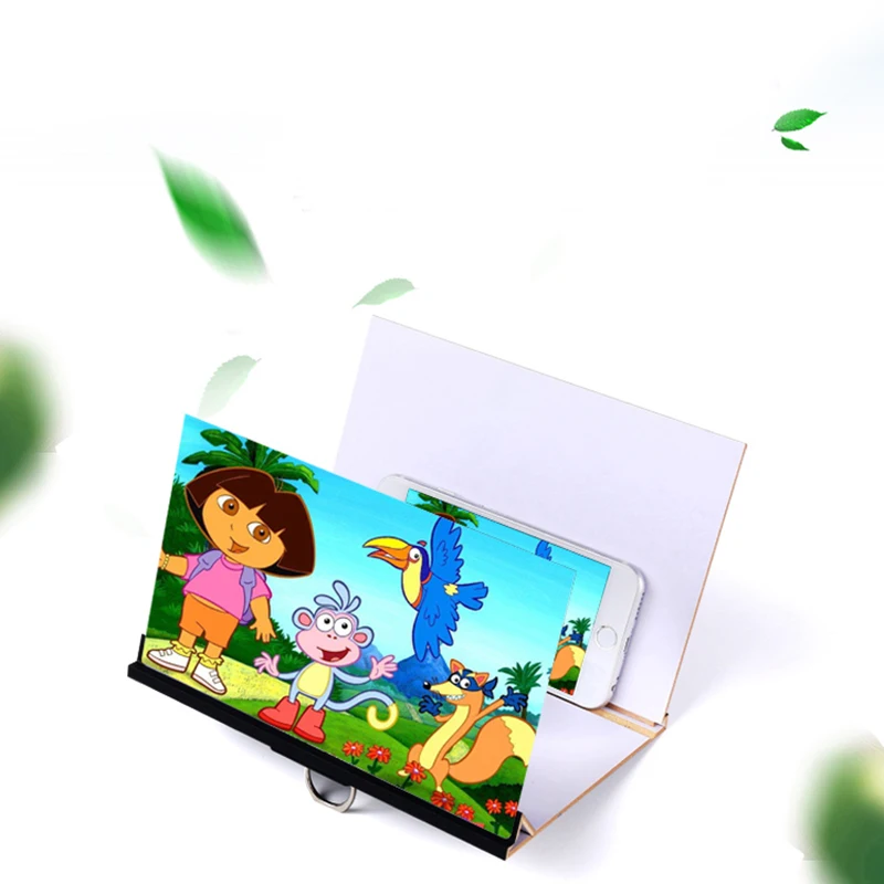 3D Экран Лупа усилитель сигнала мобильного легкий складывающееся увеличительное