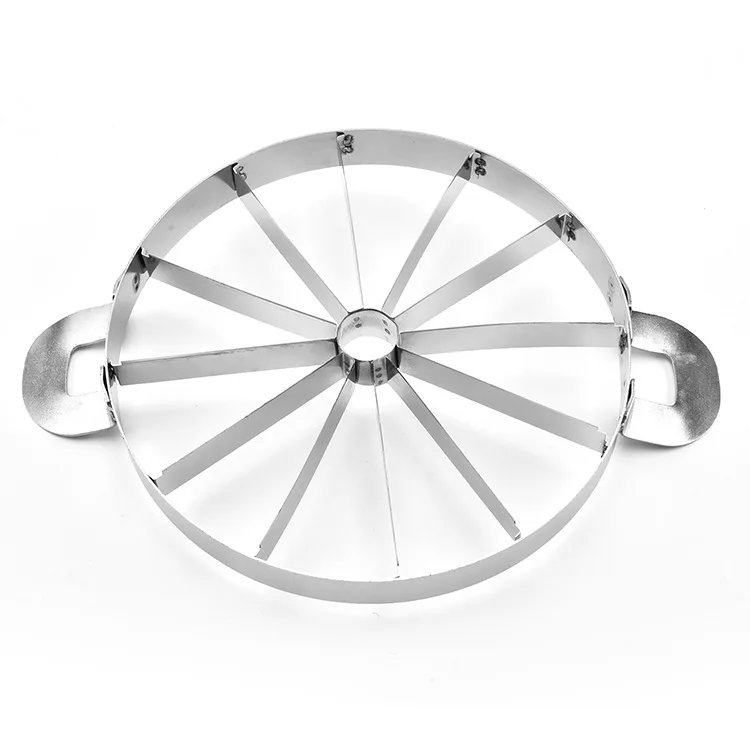 

Convenient Watermelon Kitchen Slicer Stainless Steel Knives Cutting Tools Fruit Cutter P7Ding