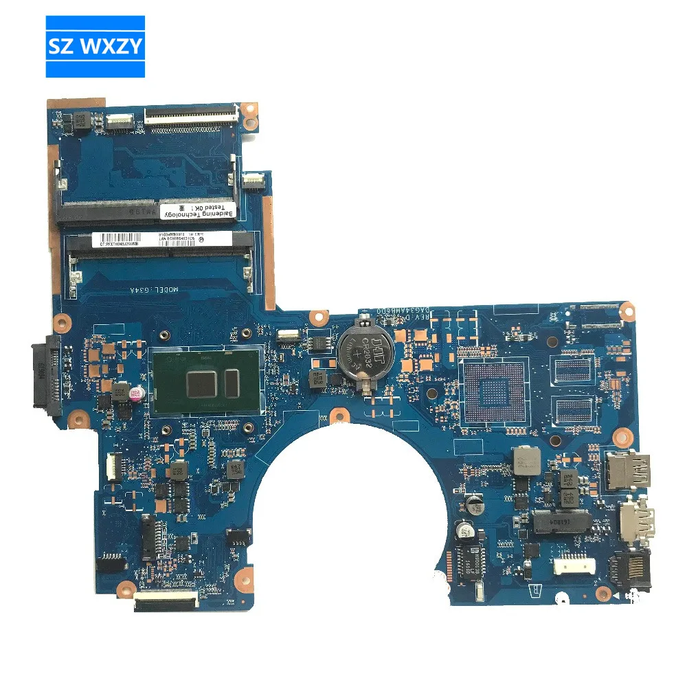 SZWXZY отлично подходит для материнской платы ноутбука HP 15-AU с SR2EU I3-6100U CPU DDR4 DAG34AMB6D0 100%