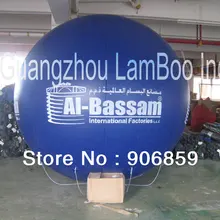 Новинка 3 м Диаметр надувные гелием воздушный шар для рекламы с вашим логотипом на четыре стороны/более привлекательным/DHL