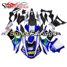 Injeção Carenagens Para Yamaha R1 R1 15 16 Ano 2015 2016 Cheio De Plástico ABS Da Motocicleta Carenagem Carenes Azul Preto Verde Carenes