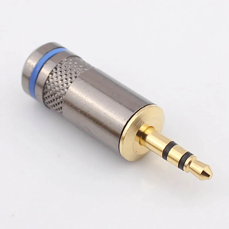 5pcs Jack 3.5mm Headphone Plug Audio Cable Connector Stereo Headphone