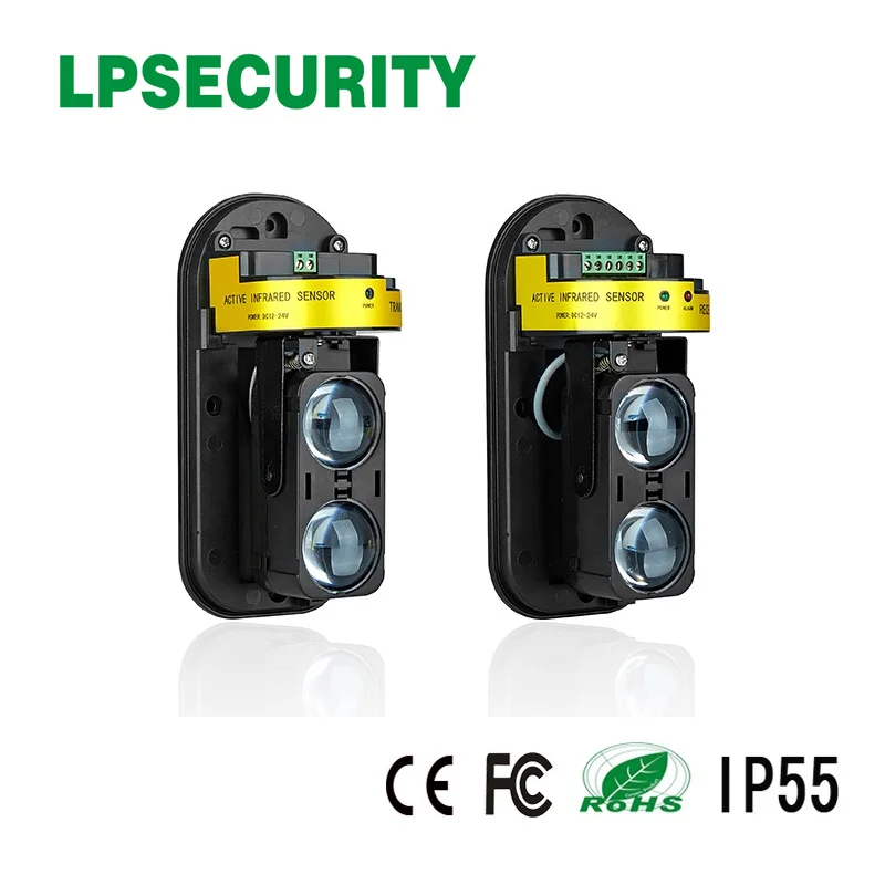 LPSECURITY Dual Beam Photoelectric Security Infrared ...