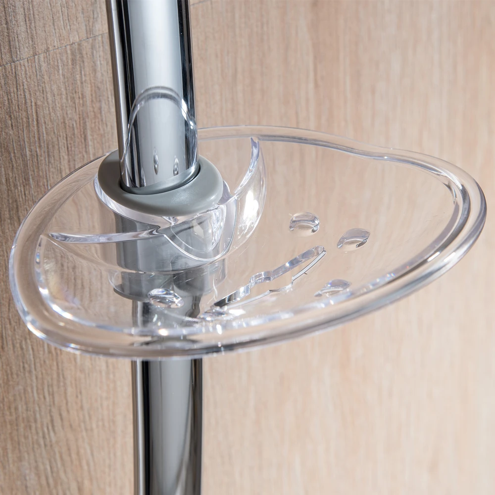 New Bathroom shower faucet accessories Shelves for shower faucet bath Supplies Shampoo Holder Shelves Storage Shelf Rack3