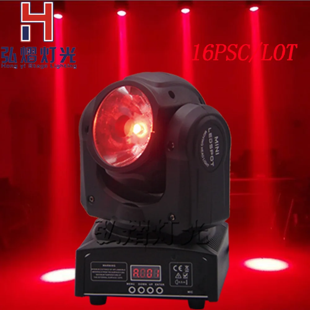 

16pcs/lots LED rgbw 4in1 Beam 60w Moving Head Light Spot Light with Rotation Function for DJ Disco Stage Projector Professional
