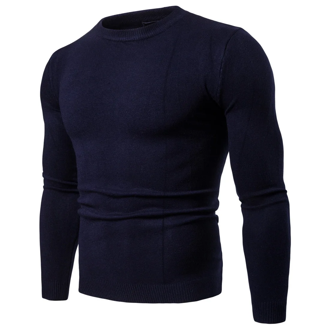 YM005 мужской свитер с круглым вырезом, Весенняя и осенняя одежда, чистый пуловер с длинными рукавами, мужской вязаный свитер из Джерси