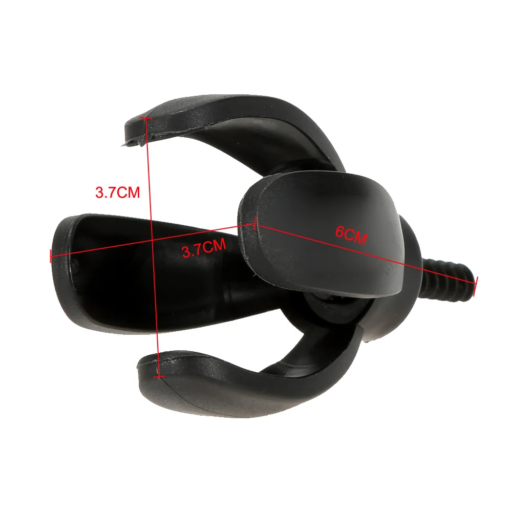 1pc New 4 Prongs Black Durable Golf Ball Grabber Pickup Claw Pick Up Tool Retriever 4-Prong for Putter Grip Golf Training Aid