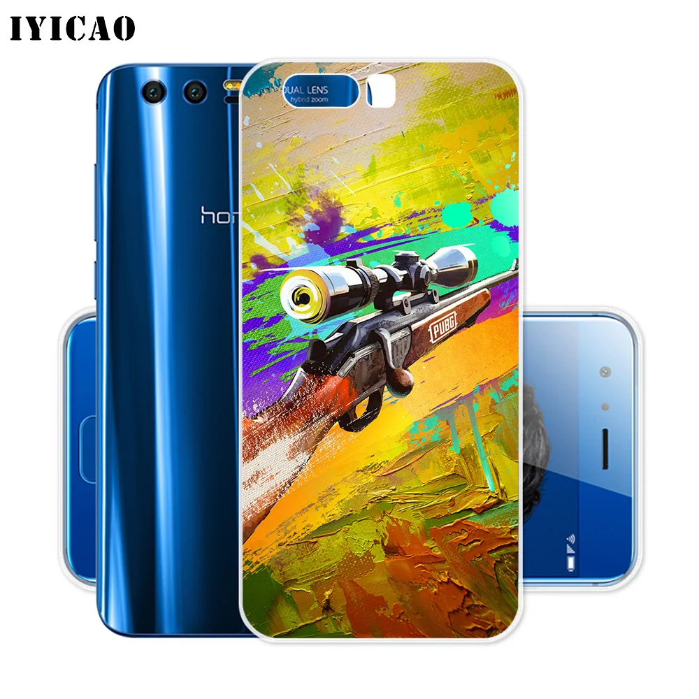 Мягкий силиконовый чехол IYICAO PUBG для Huawei Y9 Y7 Y6 Prime 2018 Honor 8C 8X 8 9 10 Lite 7X 7C 6A 7A Pro