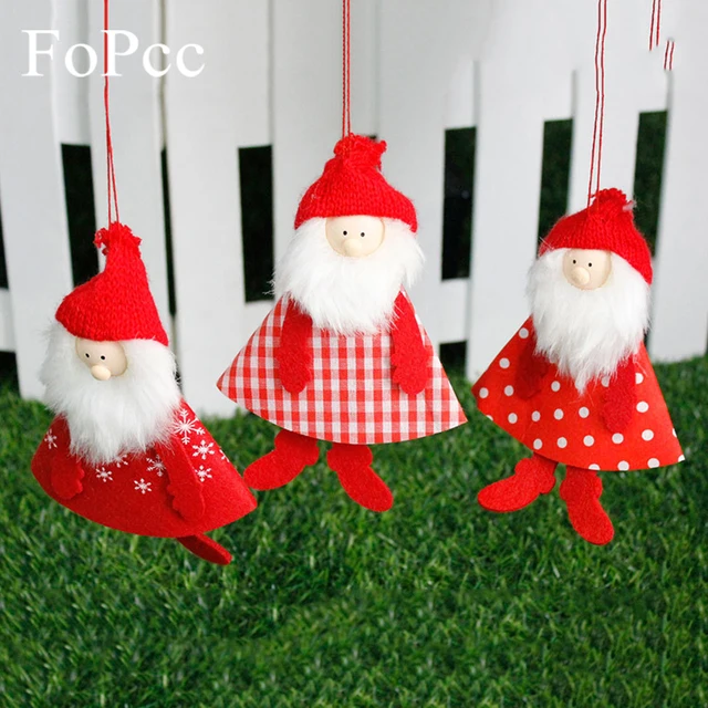 3pcs new cute santa claus face christmas tree hanging ornaments crafts for home decor supplie christmas - Santa Claus Craft 3pcs new cute santa claus face christmas tree hanging ornaments crafts for home decor supplie christmas - Santa Claus Craft