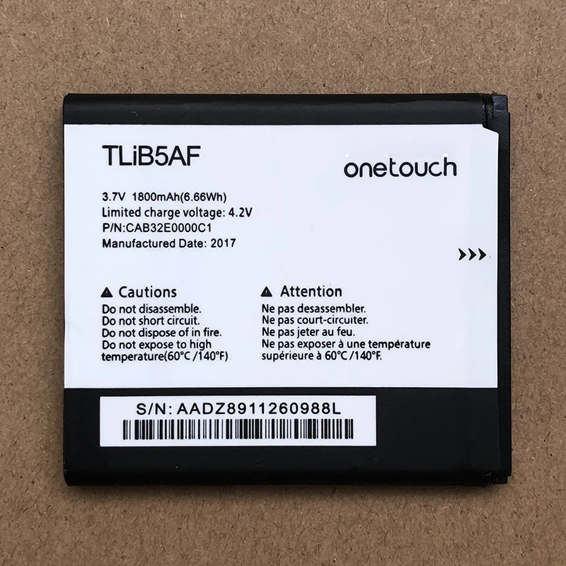 

For Alcatel One Touch Pop C5 OT 5036 5036D 5035D 5037 5037D 5037A 5037X OT997d MTC 975 TLiB5AF battery