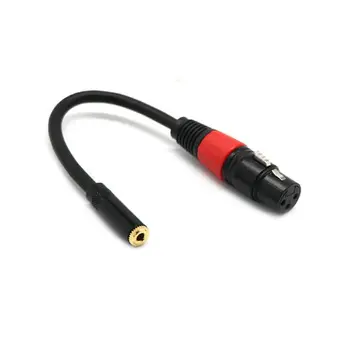 

XLR 3 Pin Female / Male Plug to 3.5mm TRS 1/8inch Female Stereo Audio Adapter Microphone Extension Cable Wire