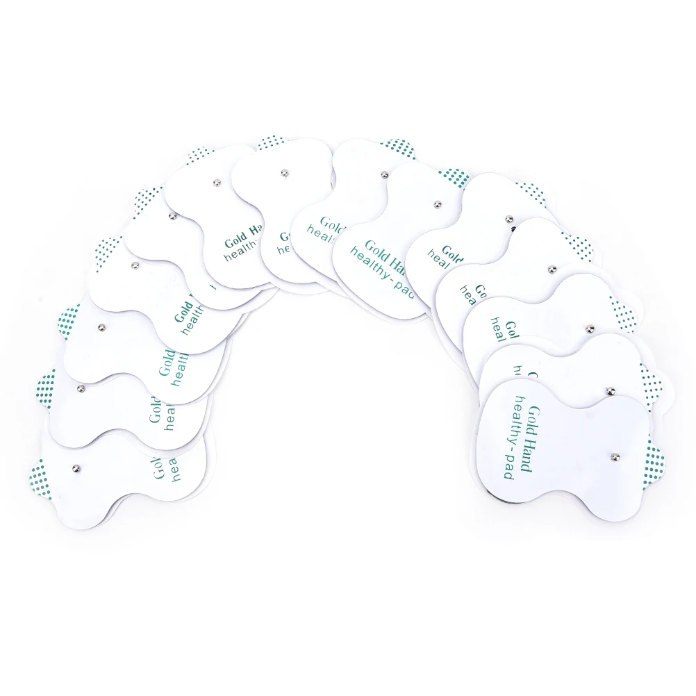 New 50pcs White Electrode Pads Patch for Tens Acupuncture Slimming Massager Digital Therapy Massage Machine Braces Supports New 50pcs White Electrode Pads Patch for Tens Acupuncture Slimming Massager Digital Therapy Massage Machine Braces Supports