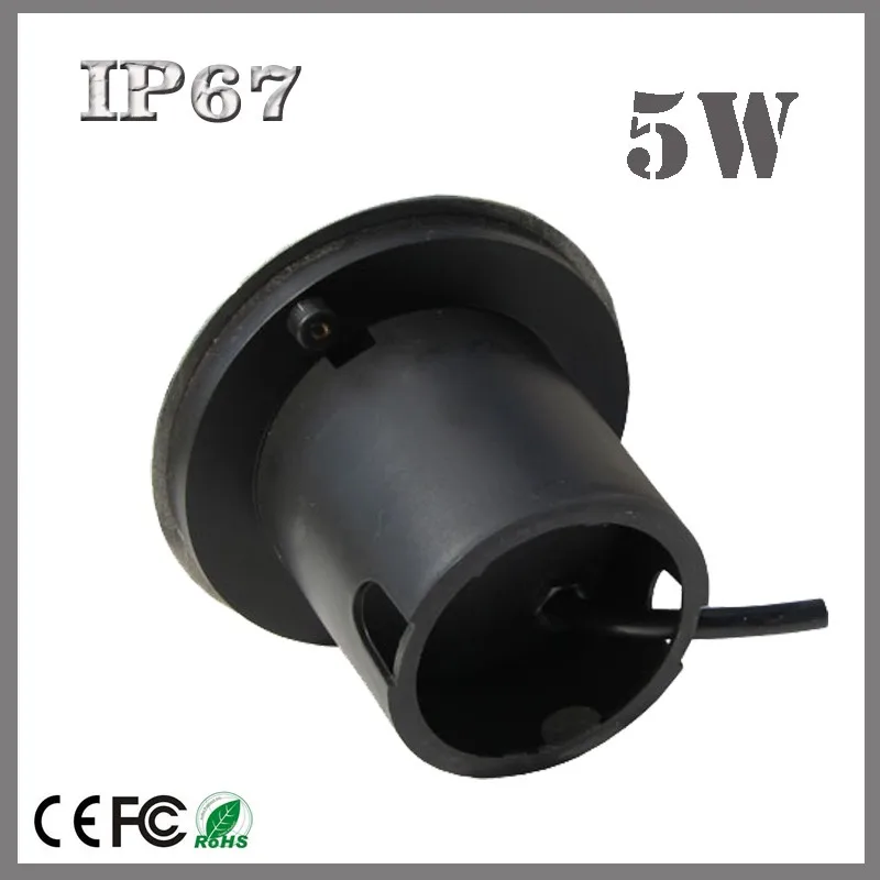 10 шт/комплект IP67 5 Вт светодиодный подземный грунтовый светильник, лампа для вкапывания в землю для наружного освещения, теплый белый/красный/зеленый/синий/RGB