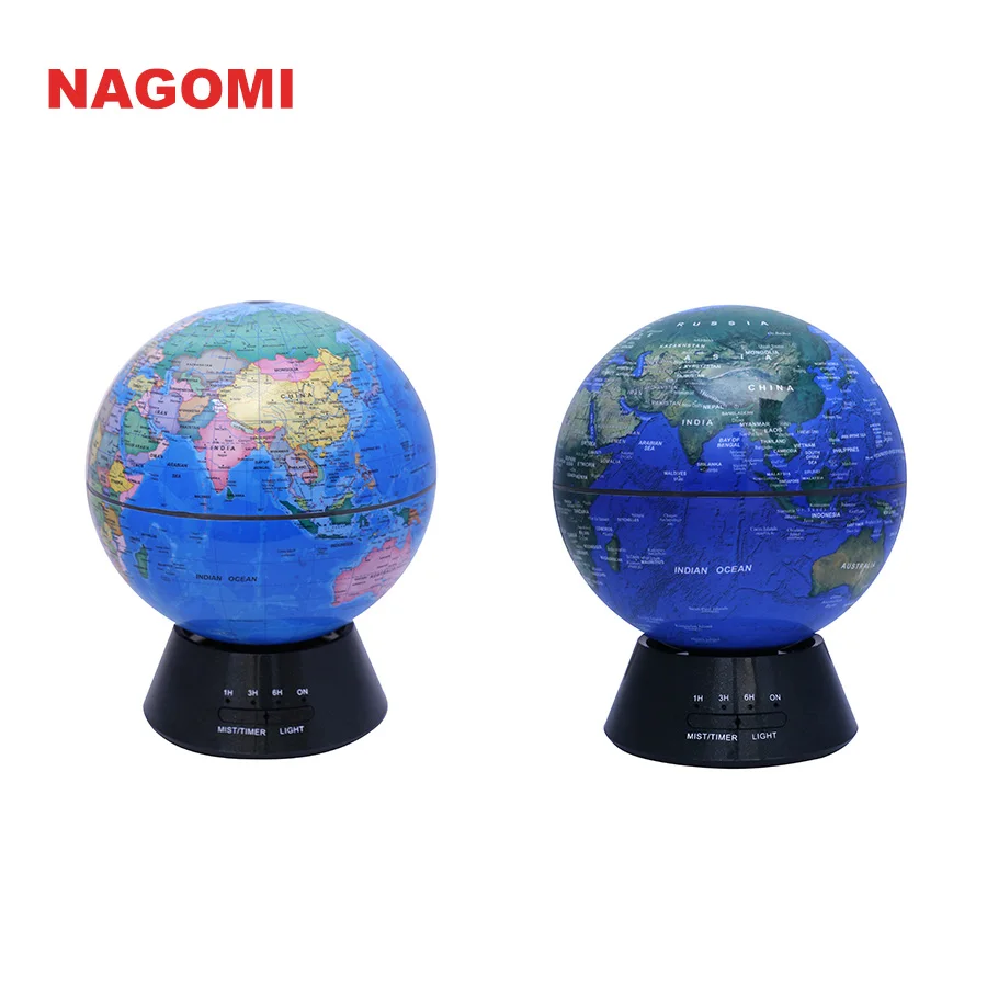 

300ML Aroma Essential Oil Diffuser Globes Ultrasonic Air Atomizing Humidifier For Office Home Led Night Light