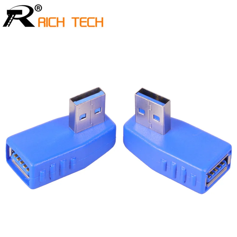 USB3.0 90 Degree Elbow Connector 3.0 version usb A male plug to usb A