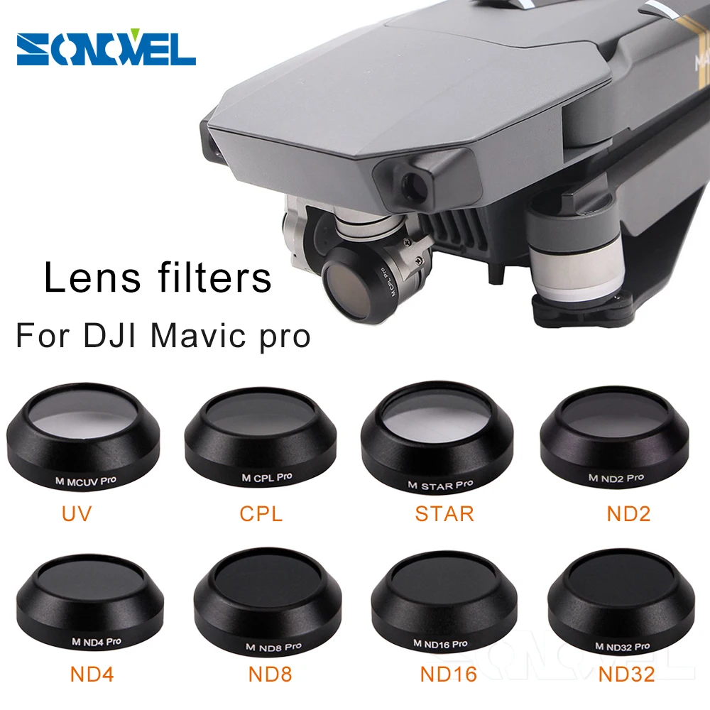 For DJI Mavic Pro Lens Filter Protector MC UV CPL Star ND 2 4 8 16 32 Filter Drone For DJI Mavic